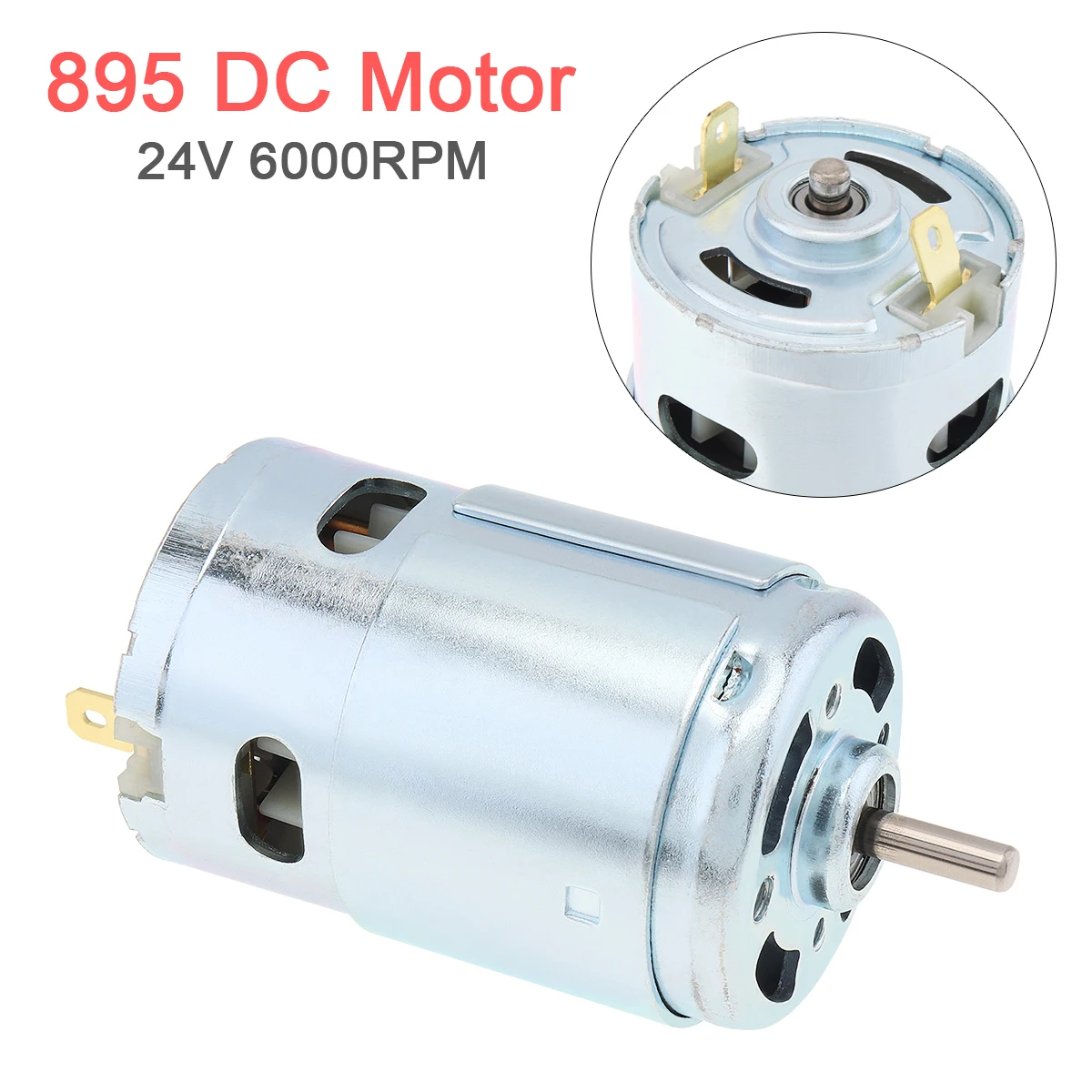 

New Generation 895 High Torque DC Motors 12V 24V 6000RPM Double Ball Bearing for Electric Tool DIY Small Drill Micro Machine