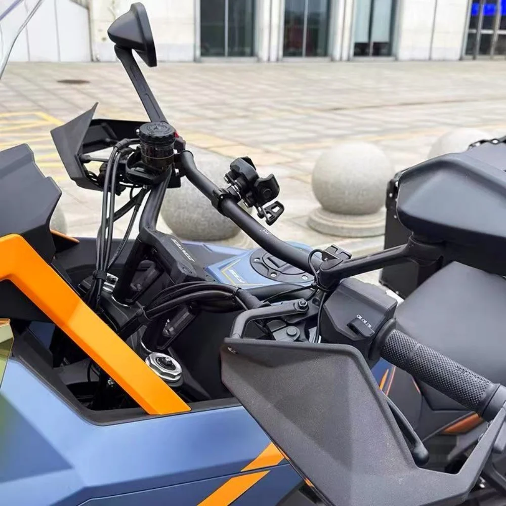 FOR Upgraded Reinforced Handlebar Crossbar for ZONTES 703F ZT703-F Anti-Breakage GPS Phone Mount Front Bar All-Weather Riding