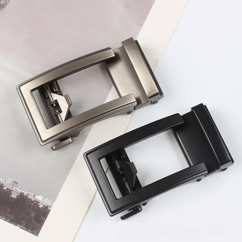 عرض 3.5 سنتيمتر حزام الموضة مشبك جديد الرجال حزام مشبك حزام مشبك الخصر عادية رئيس الأعمال اكسسوارات التلقائي مشبك #1