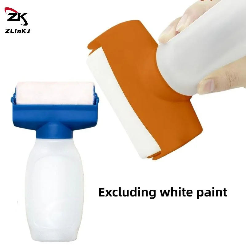 

(ZYDD01) 1Pcs Wall Repair And Touch-Up Tool Reusable 350ml Paint Roller Brush Water Based Latex Paint Plastic Bottle DIY Accesso