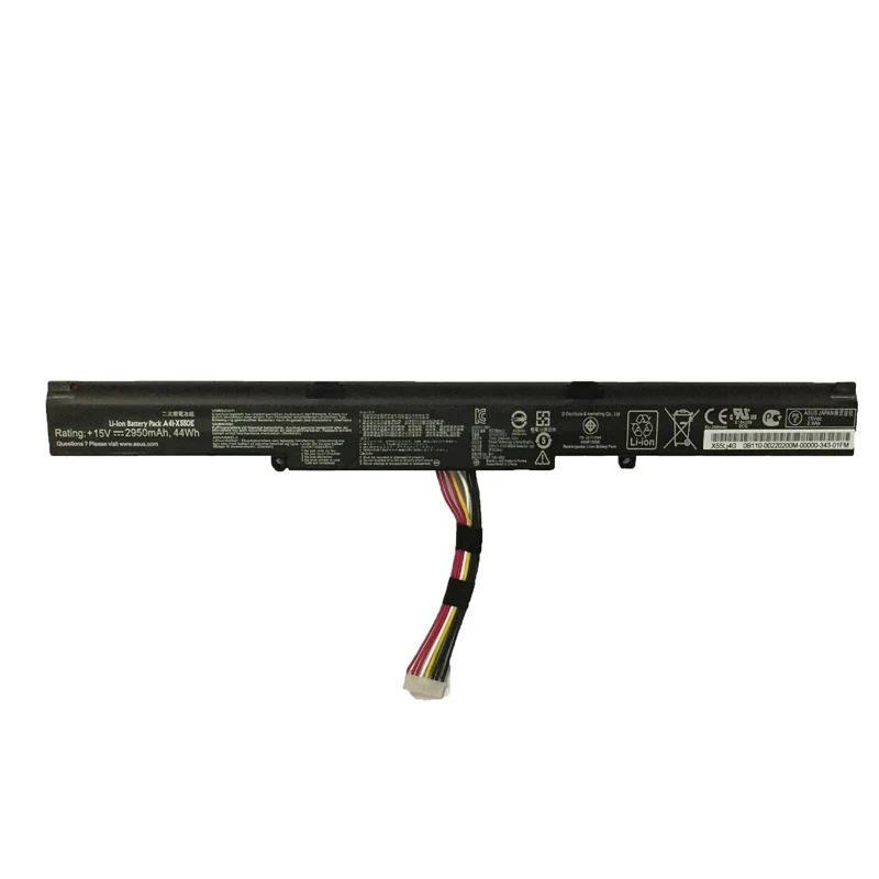 A41-X550E Laptop Battery for ASUS VM590Z K450J K550D K550E A450J X450J X450JF X550D F450 F450J X450 X450E X751L VM580D 15V 44Wh