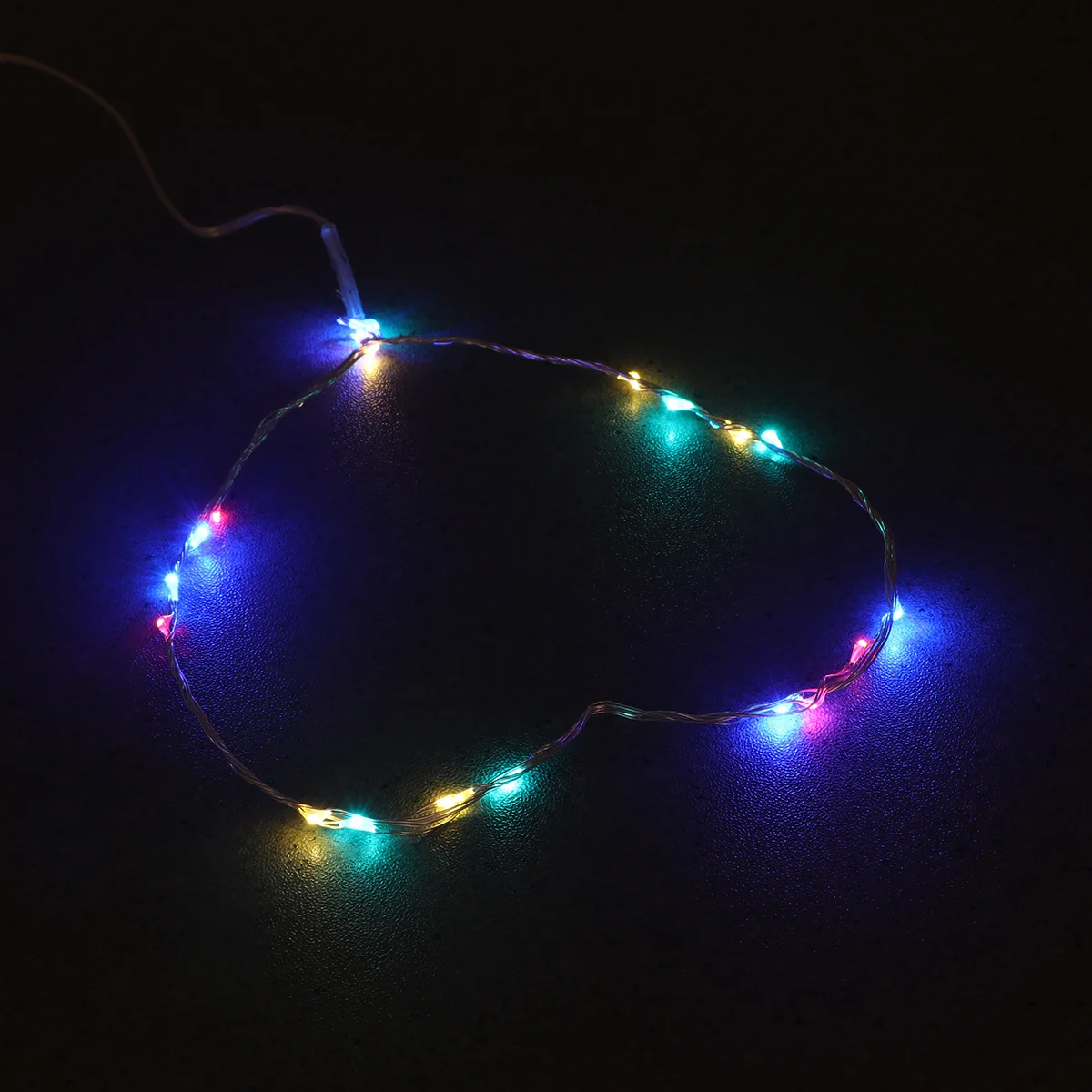 

20Pcs 2m LED Beads Copper Wire Lights Waterproof Energy Saving Indoor Outdoor Party Christmas Decoration Multicolor