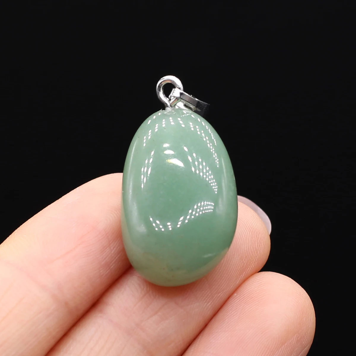 Natural Semi-precious Stone Pendant Irregular Cherry Blossom Agate for DIY Jewelry Making Necklace Size15x20-18x25