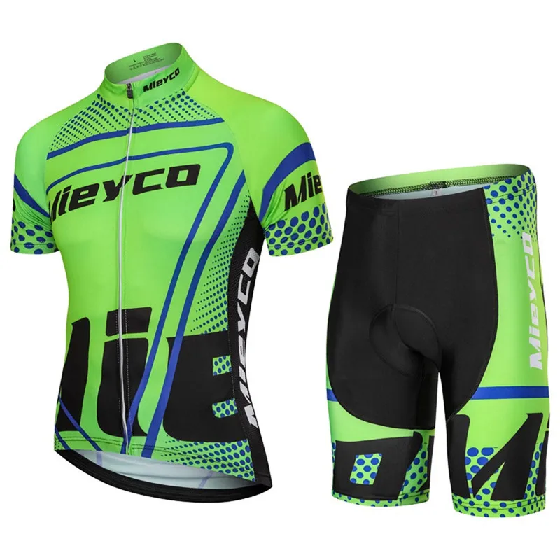 

Men's Cycling Jersey Summer Anti-UV Cycling Jersey Set Breathable Racing Sport Mtb Bicycle Jersey Bike Cycling Clothing Suit