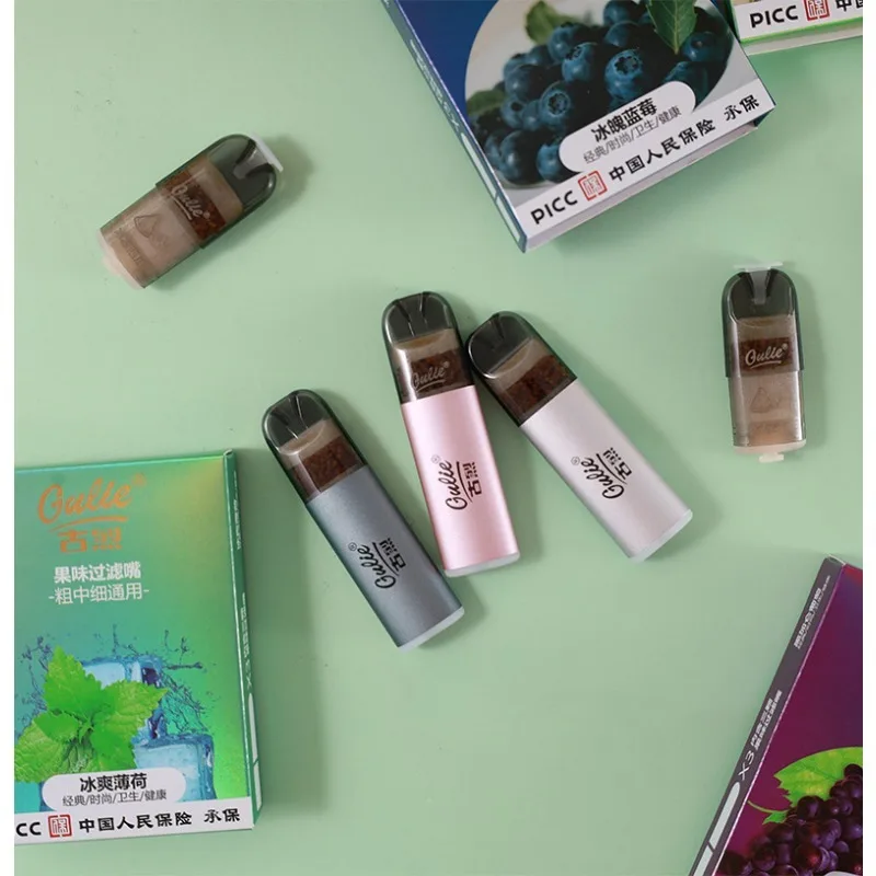 Cigarette Holder Men and Women Fresh Fruit Flavor Disposable Filter Cigarette Holder Particles Coarse,Medium and Fine Three Uses view 4