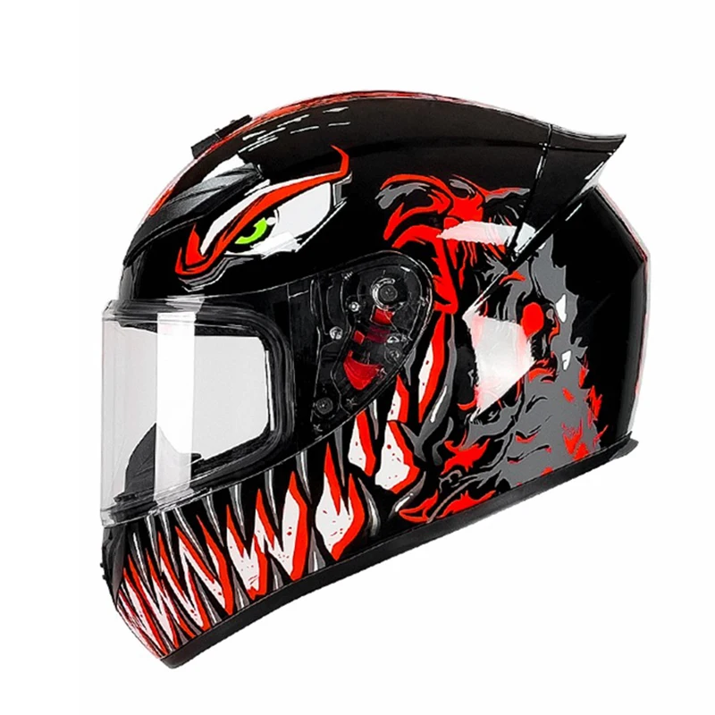 certified safety motorcycle helmet ILM Full Face DOT Approved Powersports Street Racing Cascos para Motos Model MF510A Fronter Red / Small this black dirt bike helmet ensures comfort during extended use VEVOR Construction Safety Helmet 