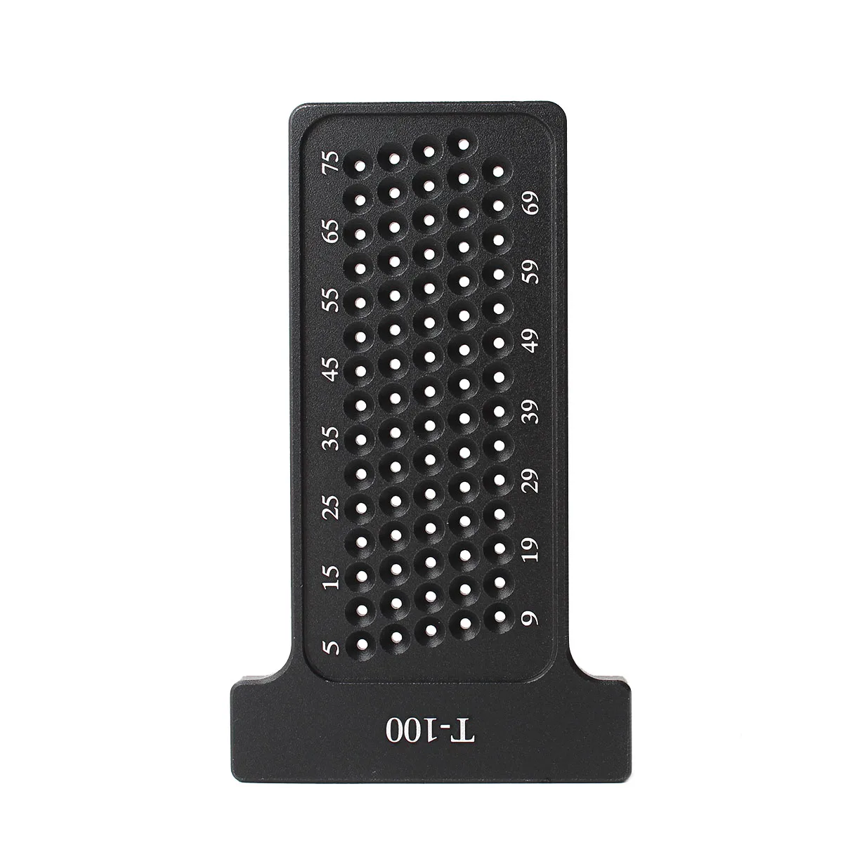 Règle d'étalonnage croisée de poche en aluminium T100, travail de calcul, scribe de précision, règle en T, jauge de marquage de dessin au trait, mesure de bricolage