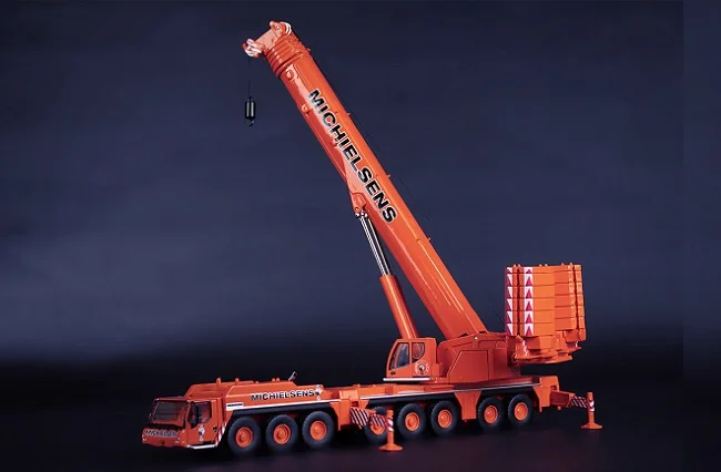 

Литая под давлением модель IMC масштаба 1:87, LIEB-HERR LTM 1450-8.1, мобильный кран, строительная машина, инженерное оборудование, MICHIELSENS 32-0145