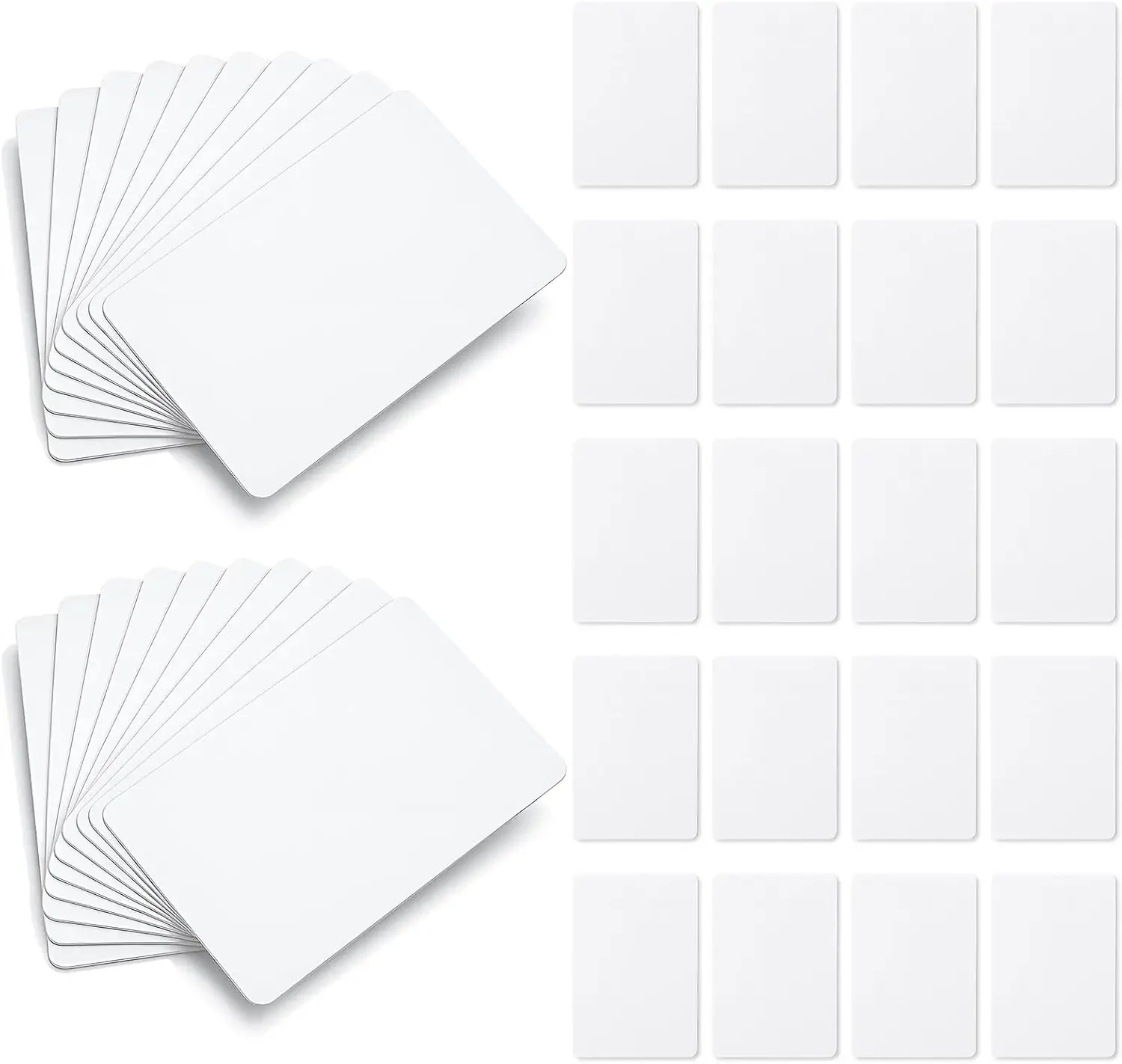 

50-10Pcs Rewritable 125KHz RFID Card T5577/5200/EM4305 Blank Card Smart Access Control Clone Cards Key Card Read Write Program