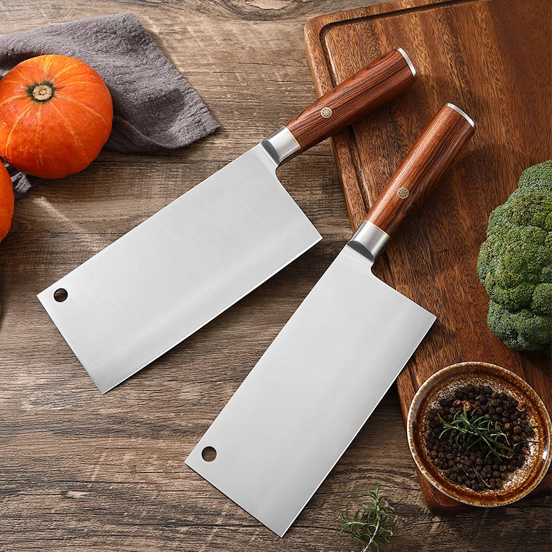 

TJ POP GY-10 Powder Steel Slicing knife durable Vegetable Cleaver Knife Sharp Meat Knife household Chopping Knife Kitchen Knives