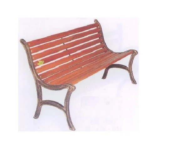 

Cast Iron Garden Bench Metal & Wood Combined