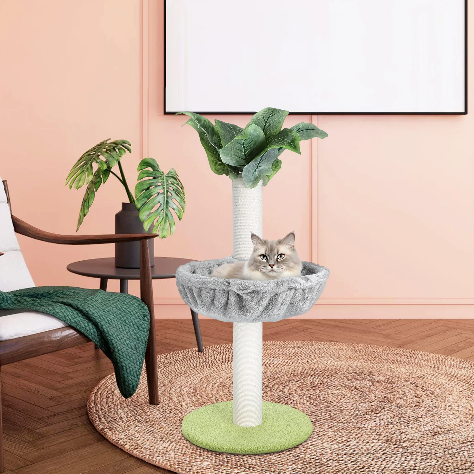 Hamak dla kota, legowisko, kosz dla kota, do użytku w pomieszczeniach, na ścianę, okno, miękki, wytrzymały, wiszący, akcesorium zamienne