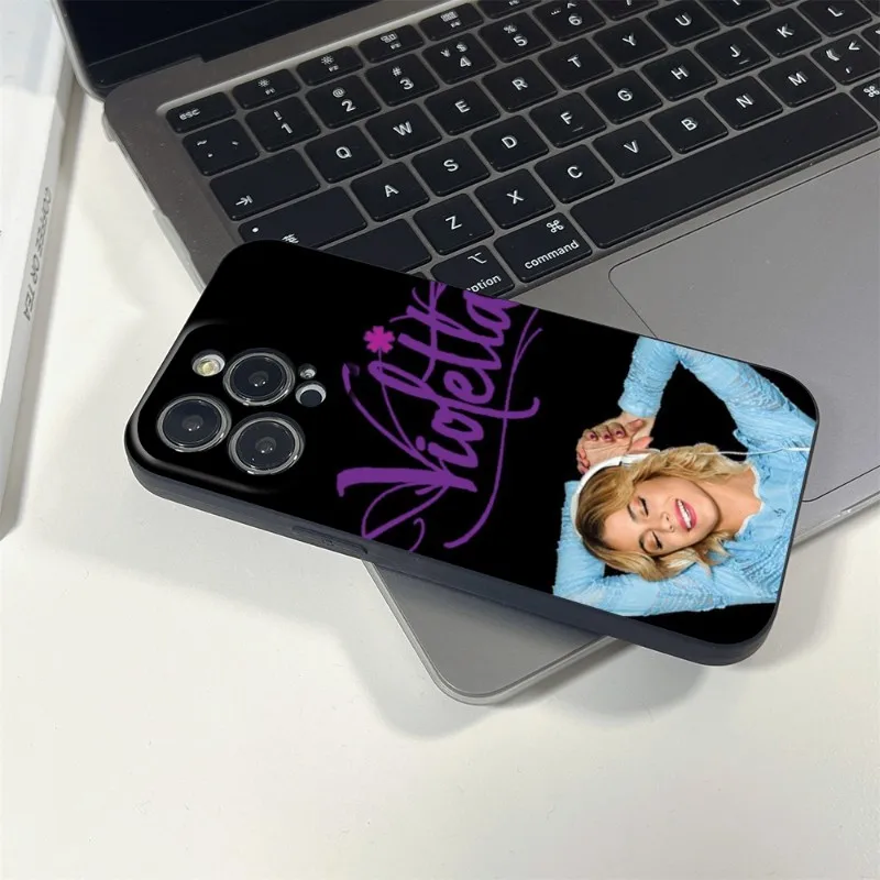 Violetta tv show cell Phone Case FOR IPhone 14 13 11 12 Pro 8 7 Plus X 13 Pro MAX XR XS MINI SE 2020 Black Covers