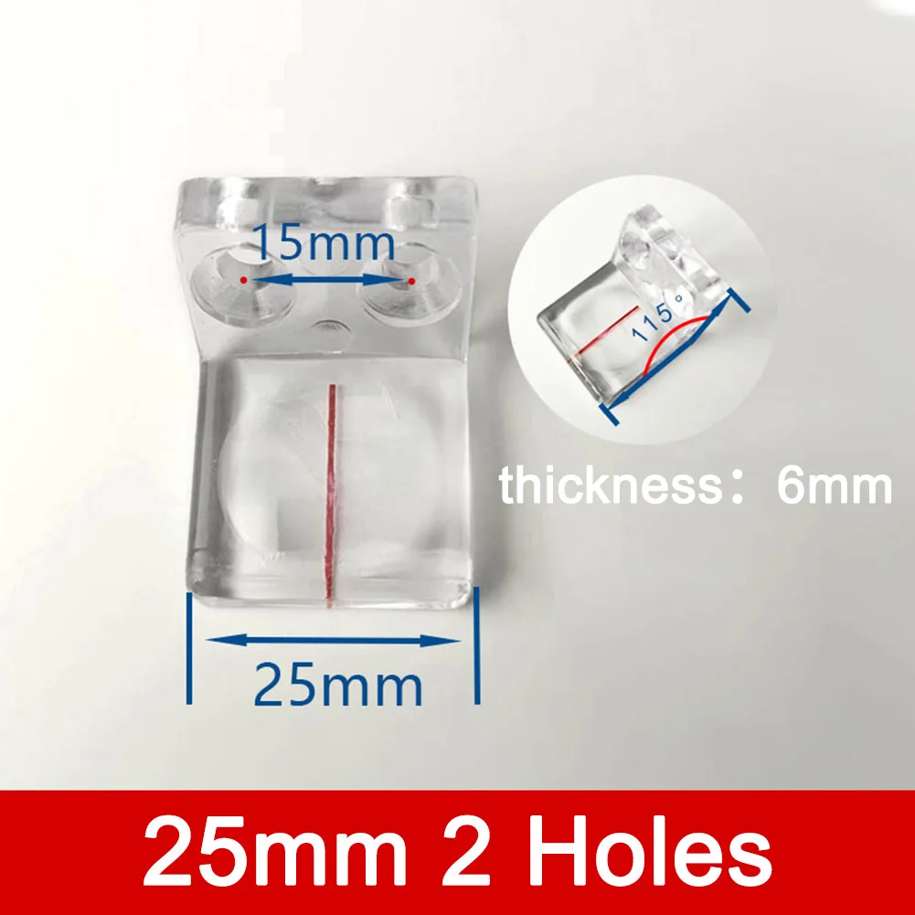 1pc Magnifier Baffle 25 32mm 1 2Holes For Sliding Table Saw Ruler Edge Banding/Woodworking Machine Magnifying Glass Baffle Acces