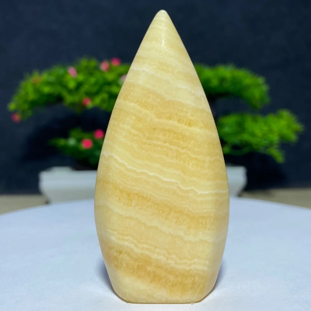 Natural Crystal Quartz Orange Calcite Gemstone Healing Crystal Free Form Specimen Spiritual Energy Mineral Home Decor Gift Stone
