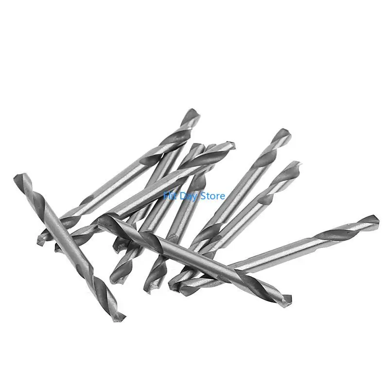 F92C 10pcs 3,2 мм HSS Двойной финал спиральных инструментов буровых инструментов Drill Tools