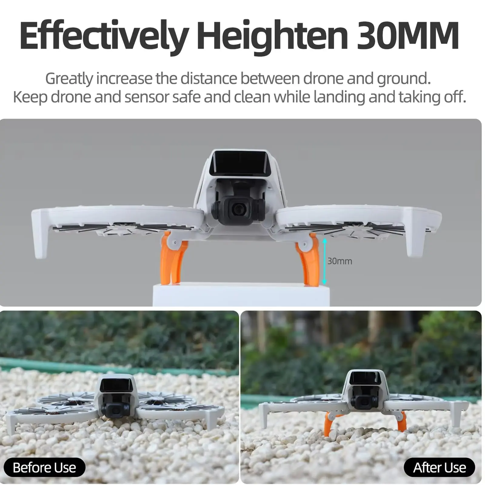 Spider Landing Gear for DJI Mini 4 Pro Foldable Landing Gear Extended Height Leg Support Protector Quick Release Protection