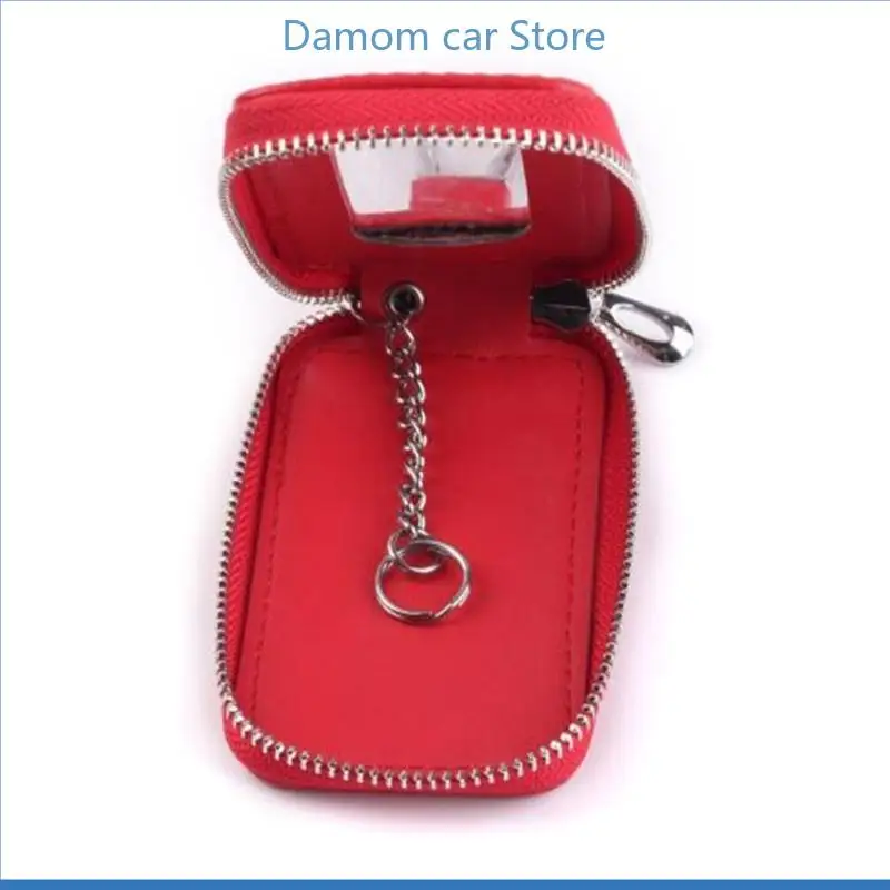 

A2UC Car for Key for Case,High Quality Leather Car for Key Chain Keychain Holder Metal Hook and Keyring Zipper Bag