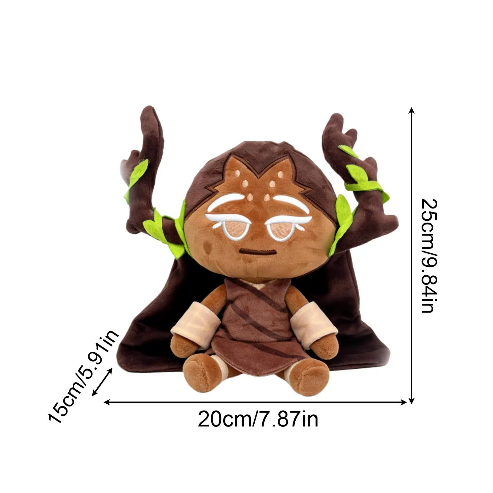 Pain d'épice homme royaume mille ans arbre cookie en peluche jouet mignon en peluche jeu Figure peluche compagnon poupée pour les enfants