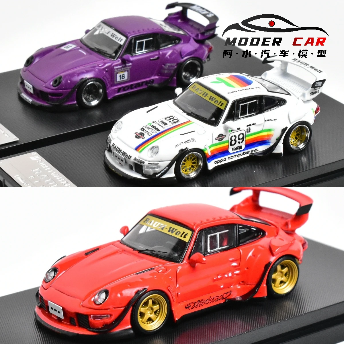 SW 1:64 993 RWB Diecast Model Car