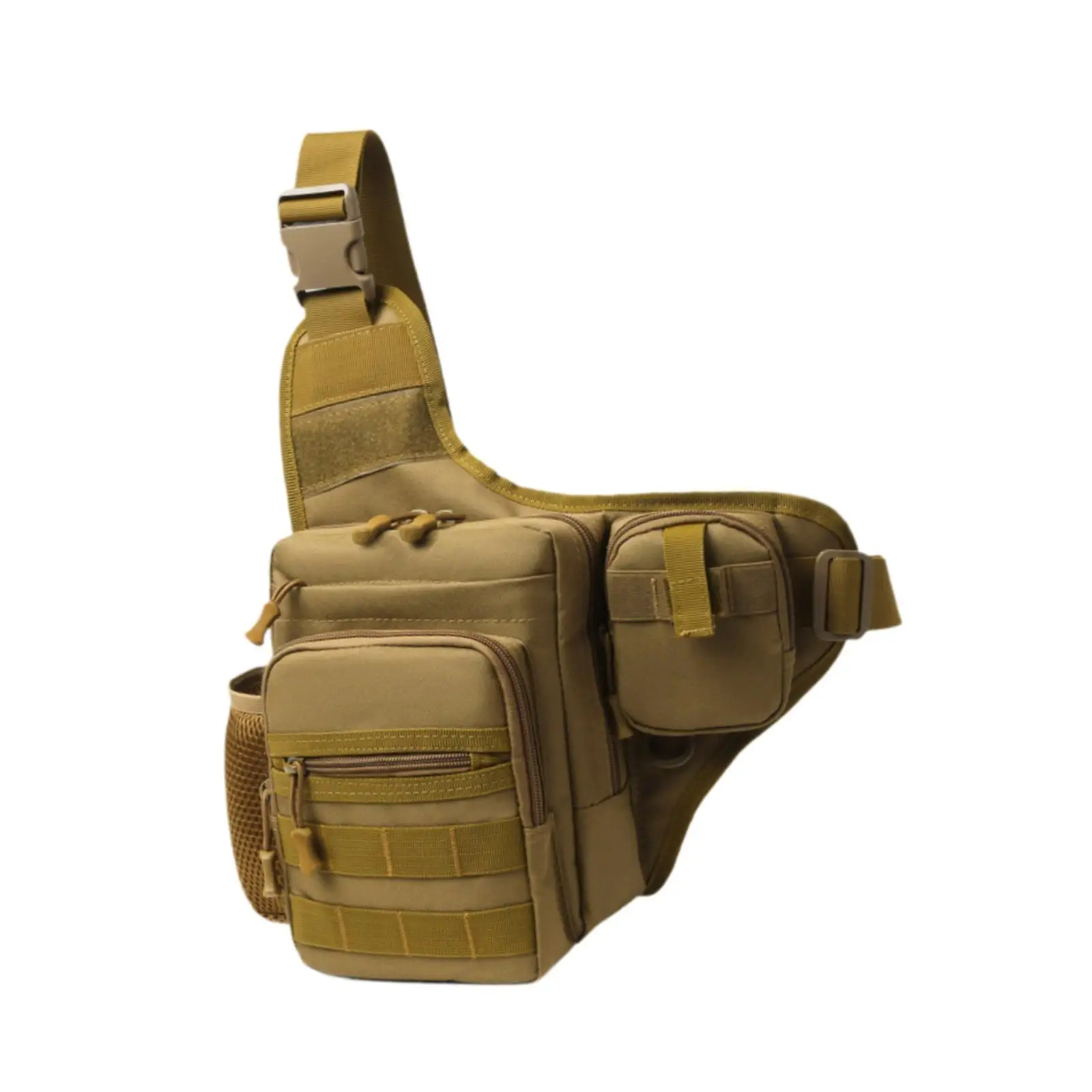 

Sling Bag Men Crossbody Purse Lightweight with Water Bottle Holder Shoulder Bag for Hiking Fishing Birthday Gift Shopping Party