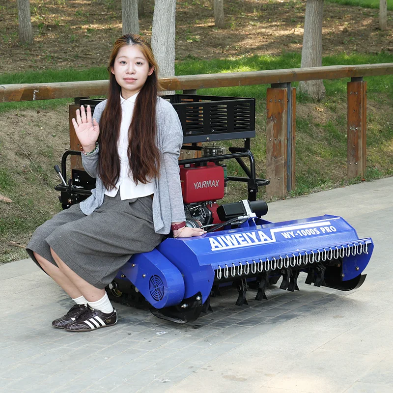 Customized Cost Effective Remote Control Lawn Mower Zero Turn Lawn Mower Lawn Mower Robot With Storage Rack For Private Yard