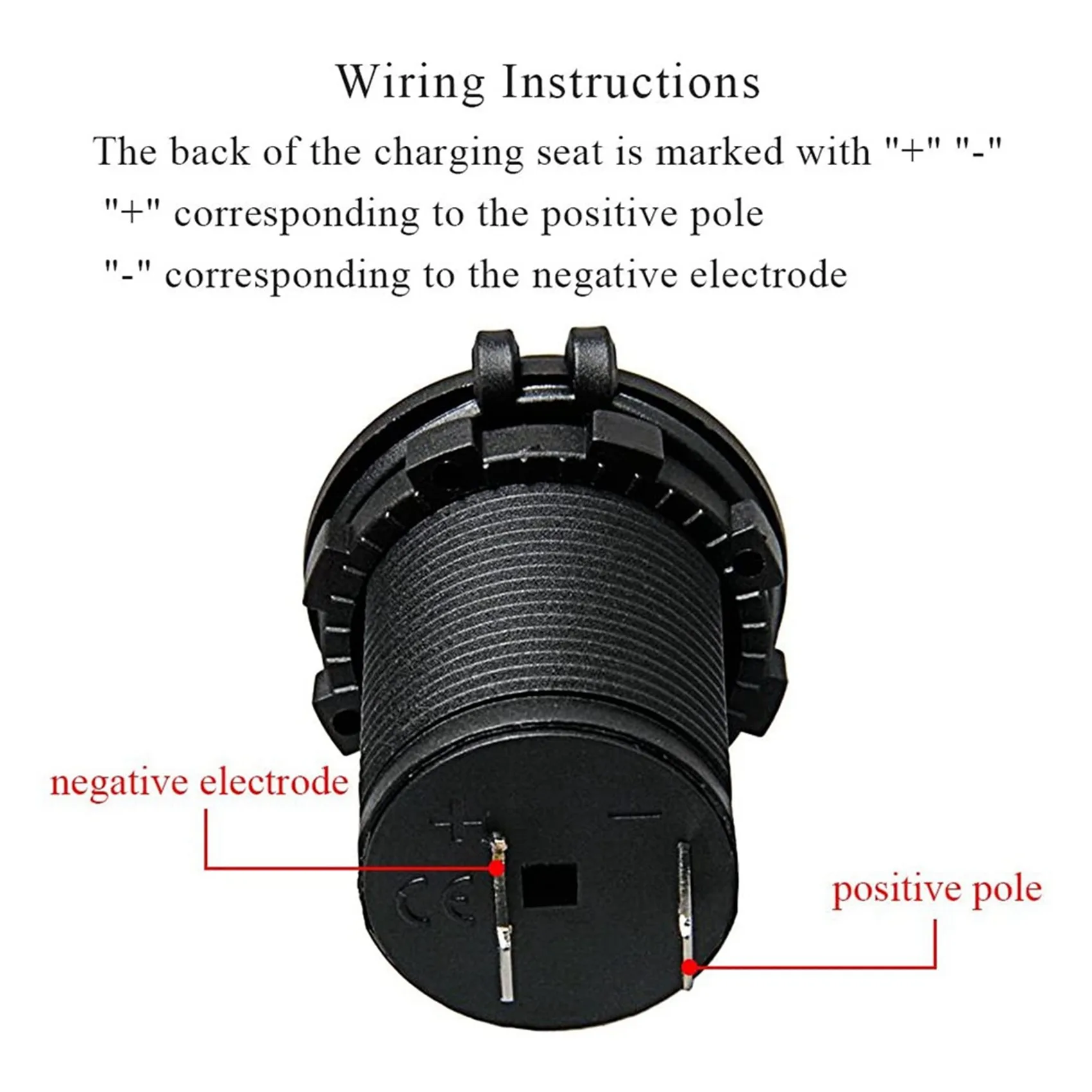 2 Pack Oplader Aansteker Met Blauwe Led Indicator, Auto Aansteker Oplader Socket 0.6 M Aansluiting Kabelbaan Marine Motorfiets