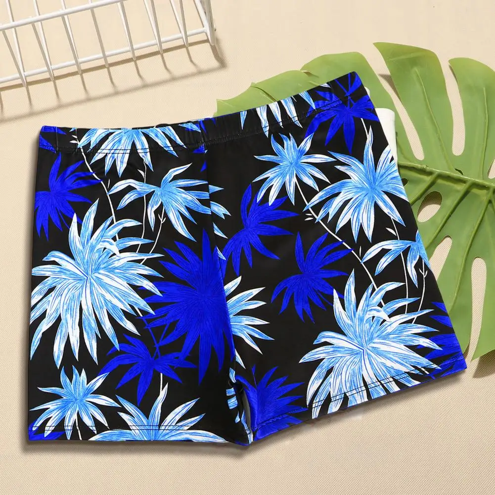 Men Swimming Trunks  Quick Dry   Men Shorts Digital Print Pattern Flat Corner Swimming Pants