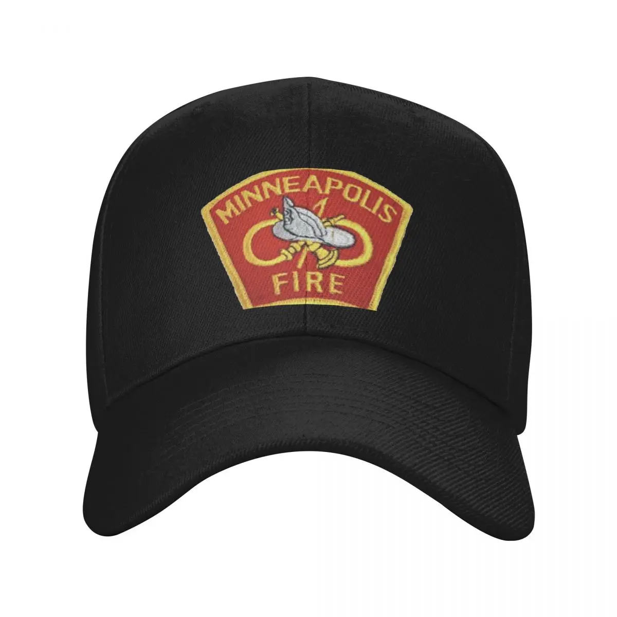 

Minneapolis Fire Department Baseball Cap Funny hats Designer Hat Golf birthday Elegant Women's Hats Men's