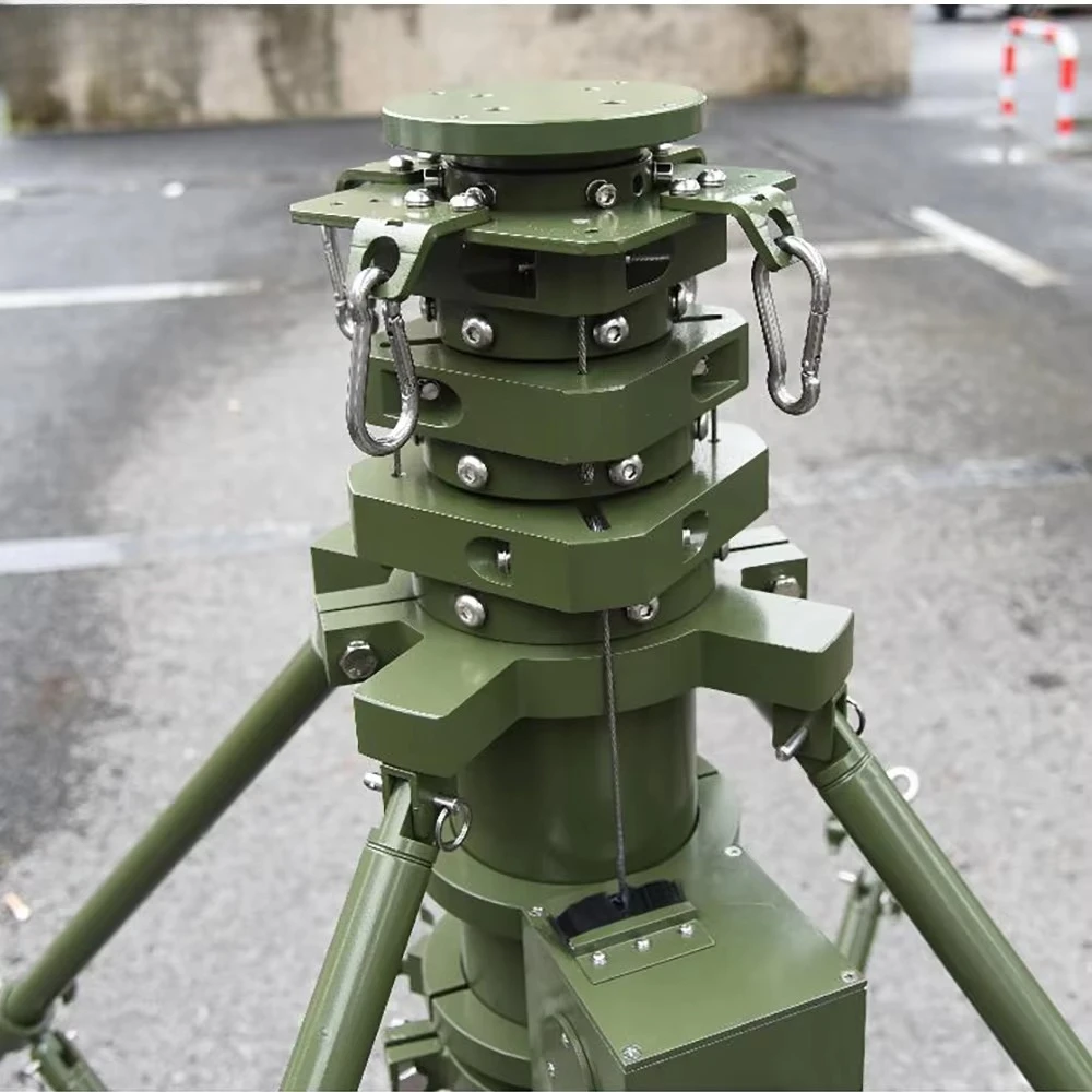 Manual vertical spraying winch upward telescopic winch upward mast