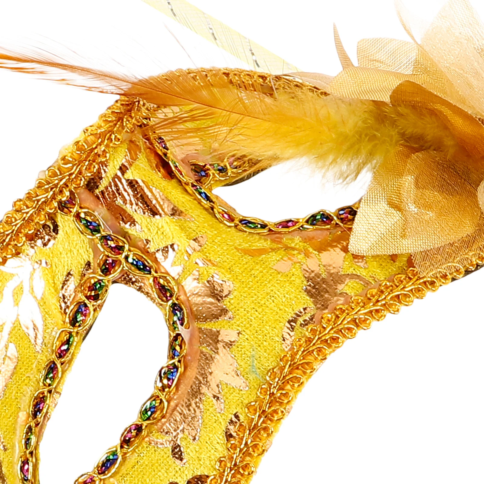 يده قناع بلوم نصف الوجه حفلة تنكرية خفيفة الوزن للحزب كرنفال تأثيري هالوين فستان بتصميم حالم الحدث زي الدعامة #4