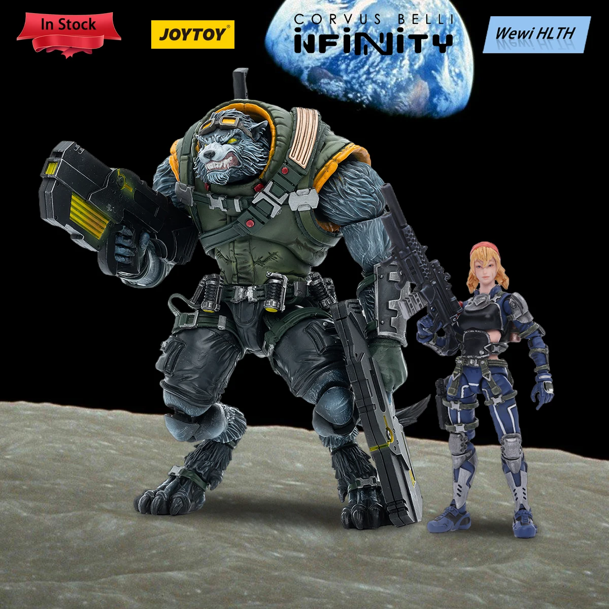 

[IN STOCK] JOYTOY 1/18 Collectible Action Figure Infinity Ariadna Equipe Mirage-5 Sergeant Duroc And Lieutenant Berthier Model