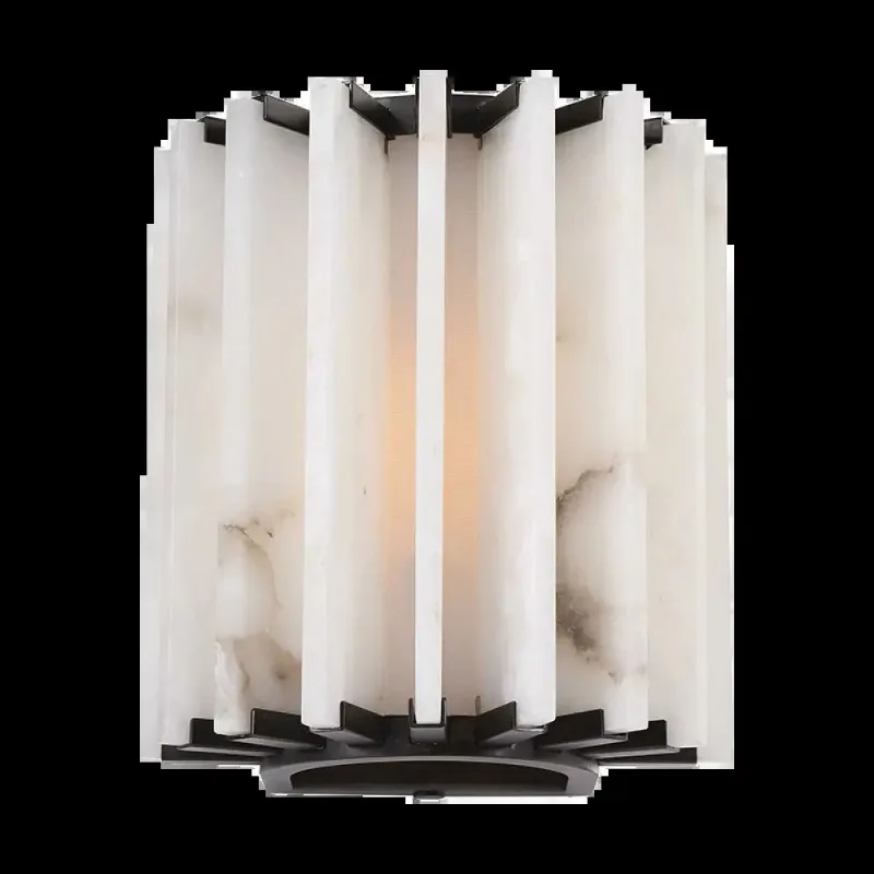 

Natural marble wall lamp simple modern light luxury creative lighting study corridor