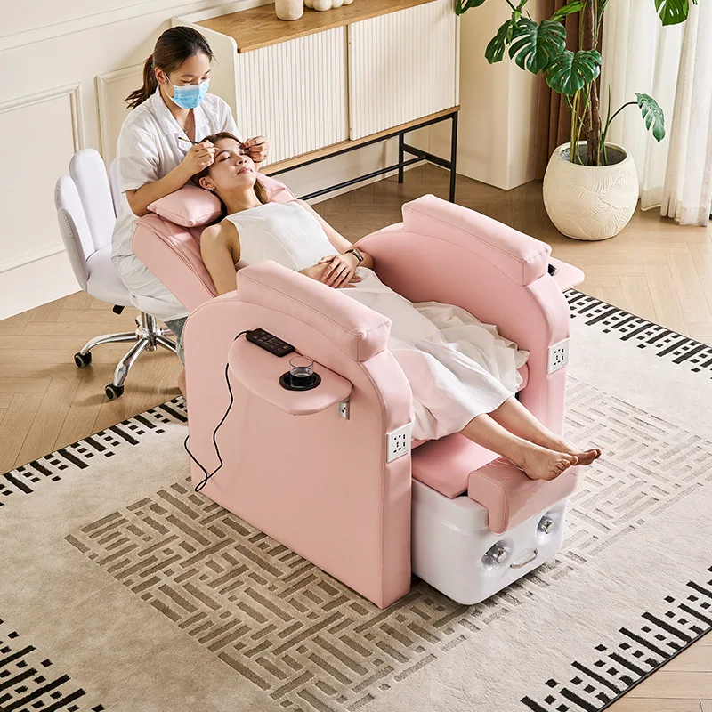 Factory direct sales electric massage nail sofa foot bath chair beauty salon eyelash nail shop foot soaking sofa