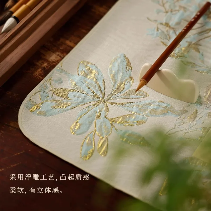 New Chinese Style Calligraphy Brush Pad Mat Felt Washable Desk Protector