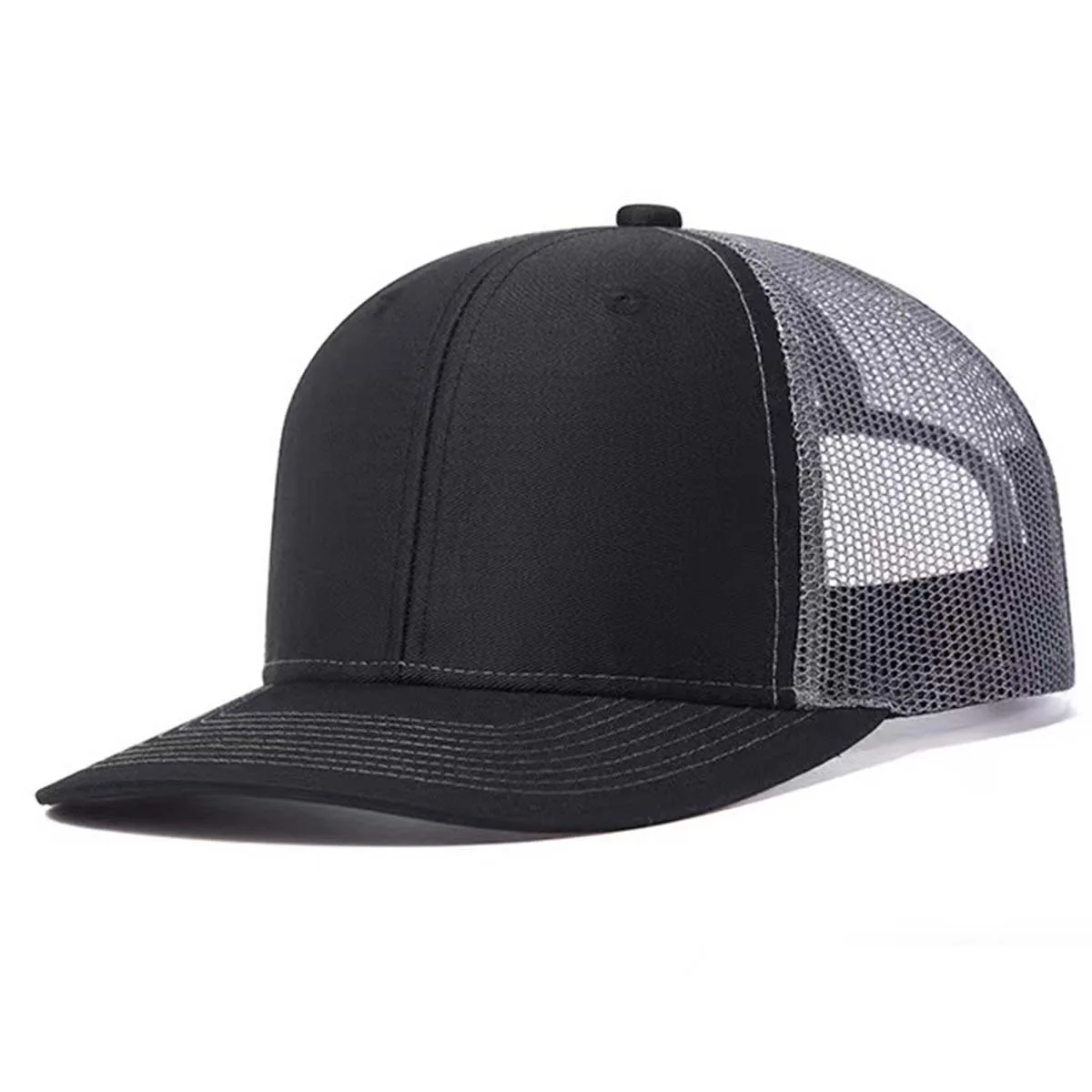 Unisex Lightweight Solid Color Baseball Cap Breathable Net Summer Shade Outdoor Hat For Men And Women Simple Basic Style CYMZ108