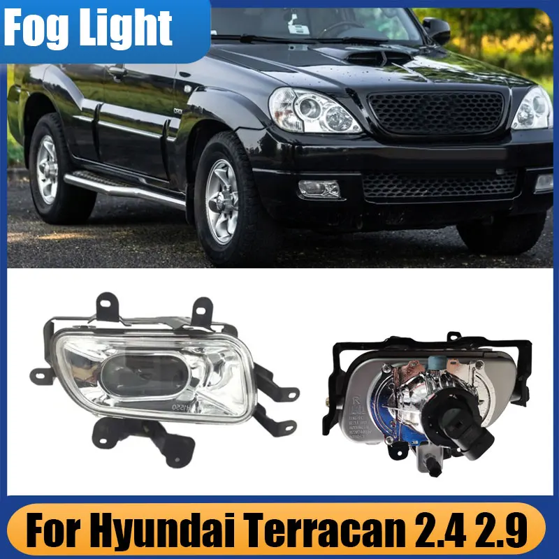 

For Hyundai Terracan 2.4 2.9 Car Accessories DRL Daytime Running Light Auto Front Bumper Fog Light Siganl Lamp Foglight Assembly