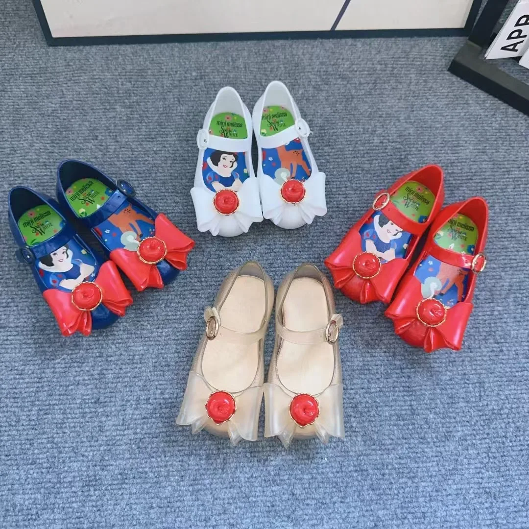 

Новые милые сандалии принцессы Белоснежки для девочек Диснея, нескользящая мягкая обувь для девочки, подарок