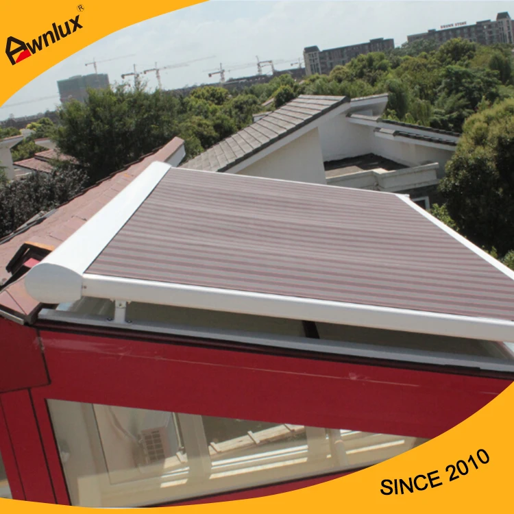 Motorized Aluminum Alloy Shading Canopy Roof Pergola Awning Retractable Pergola Roof AwningATV&UTV