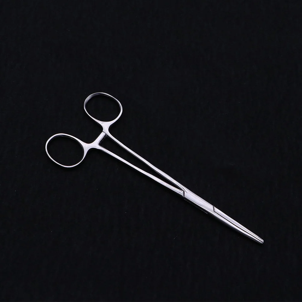 

Stainless Steel Hemostatic Forceps 18cm Straight Cupping Fishing Plier Durable Rustproof Clamp Hemostatic Forceps