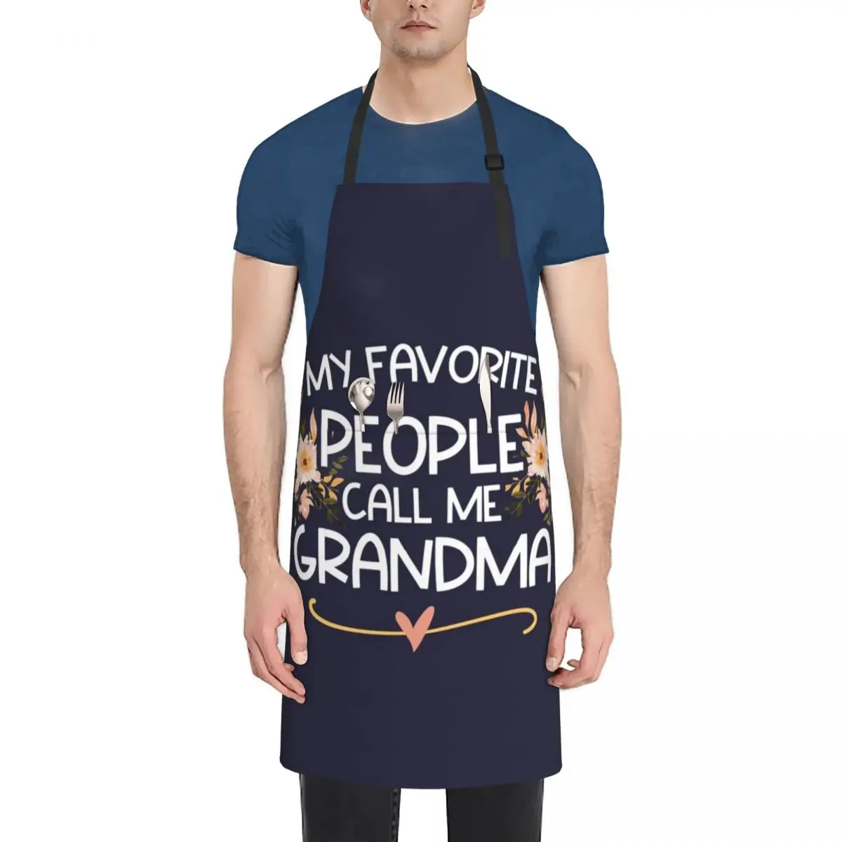 My Favorite People Call me Grandma Apron Kitchen Handle For Women Kitchen Chef professional kitchen Apron