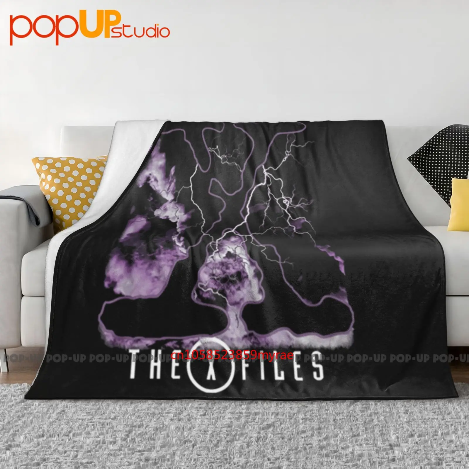 The X Files Big X Tv Show Alien Ufo Ultra-Soft Blanket Quilt Winter Sofa Cover Bed Covers
