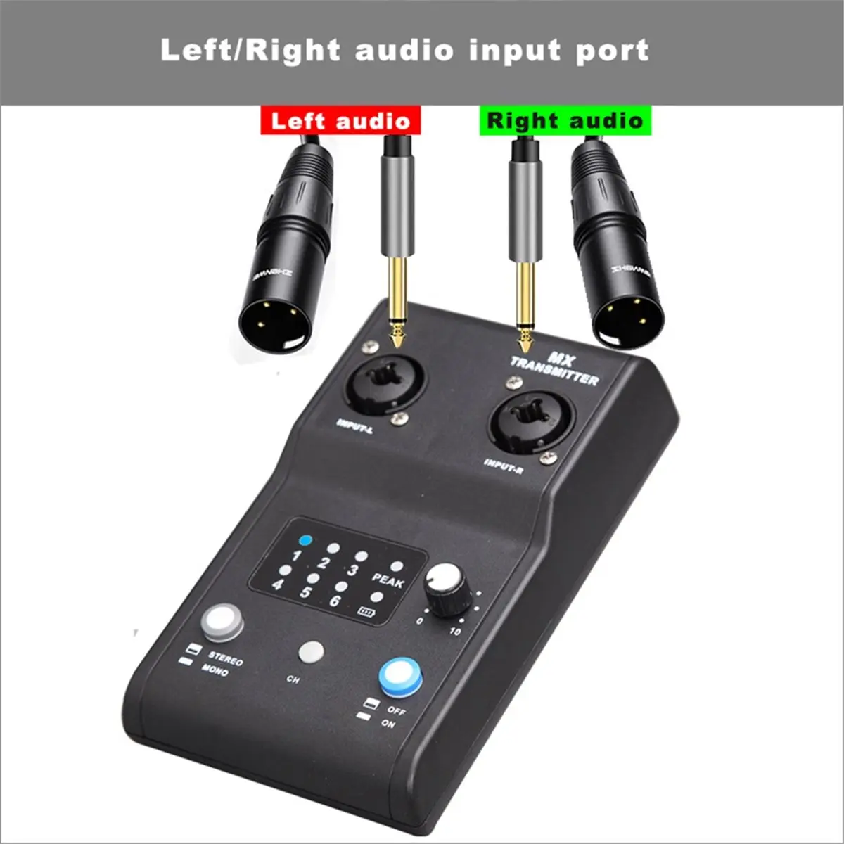 

Беспроводная внутриканальная мониторная система ABZJ MX_M3 2.4G Stereo IEM с передатчиком и приемником для сценических выступлений