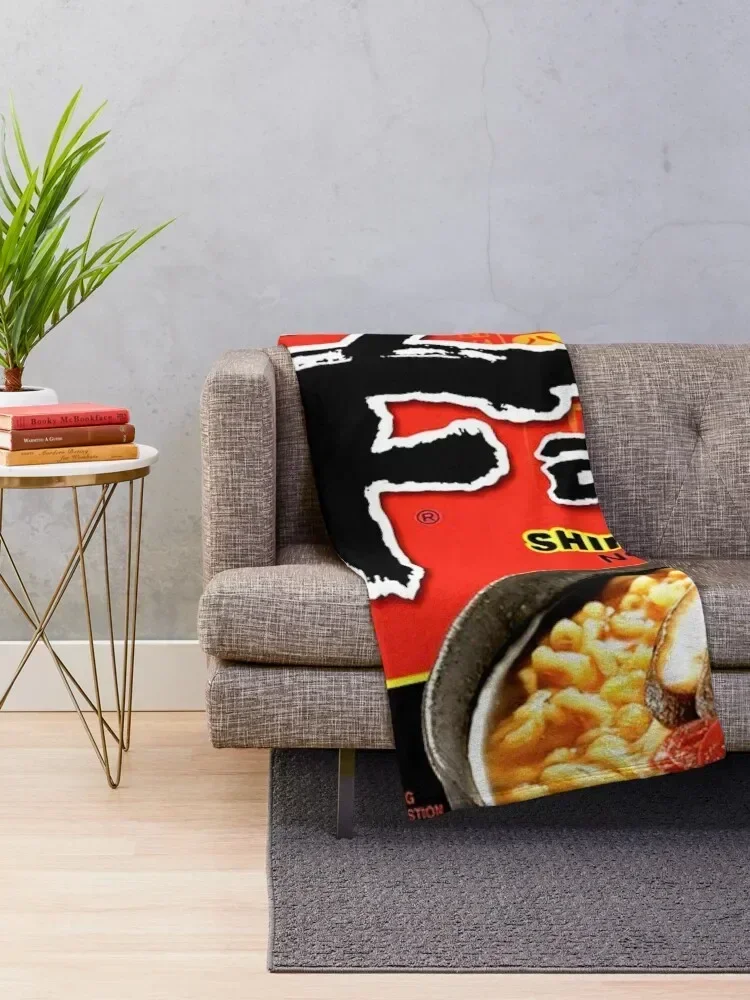 Shin Ramyun Throw Blanket funny gift Moving Nap Blankets