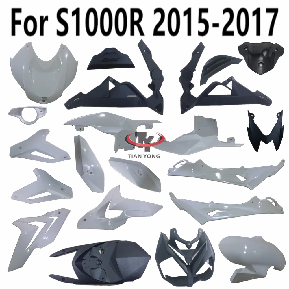 Injection Plastic parts For S1000R 2015-2016-2017 S1000 R 15-17 Unpainted Fairing Bodywork Components Pack left and right