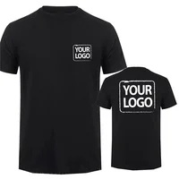 Customized Cotton Printed T-shirts Men Fashion Your Logo Tshirt Women Personality Casual Streetwear Custom Tee Tops