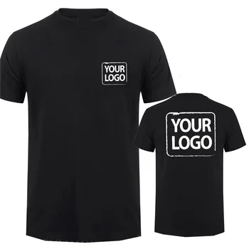 Customized Cotton Printed T-shirts Men Fashion Your Logo Tshirt Women Personality Casual Streetwear Custom Tee Tops