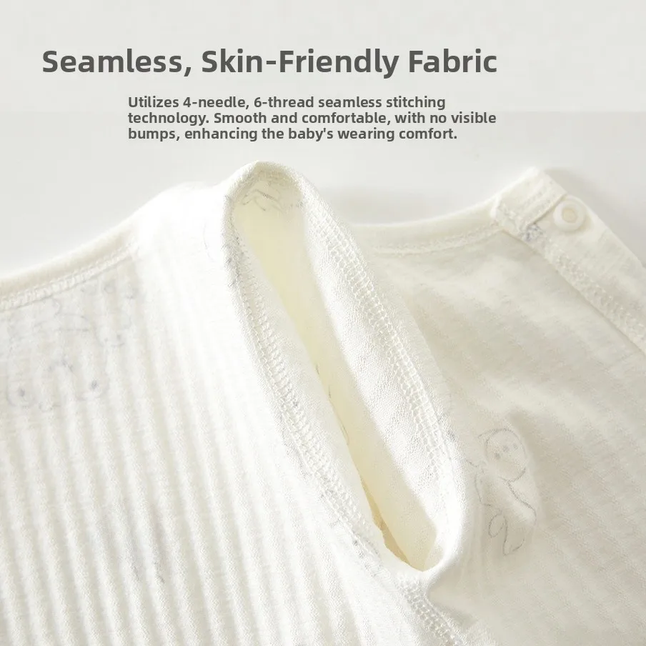 بدلة صيفية رفيعة من القطن الخالص مناسبة للأطفال الرضع قابلة للتنفس بدون S سراويل منخفضة الخصر مناسبة للنساء متعددة الاستخدامات...