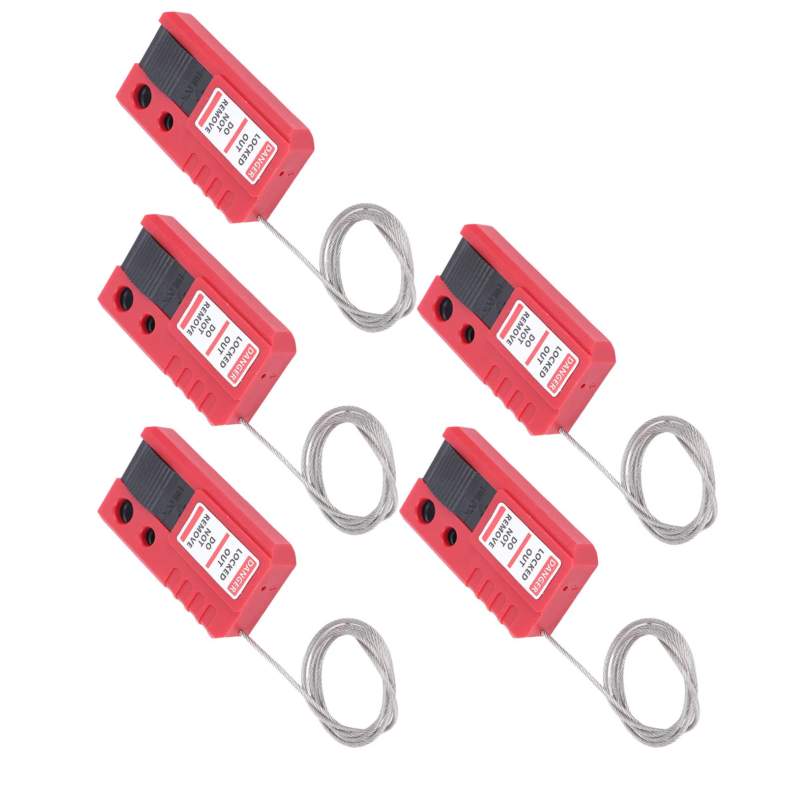 

Регулируемый тросовый замок Tagout Многофункциональный регулируемый промышленный тросовый замок Loto для оборудования