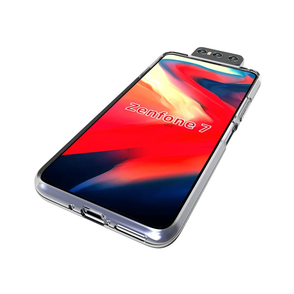 Original Soft Clear Gel Phone Case for ASUS ZenFone 7 Pro ZS670KS ZS671KS ZenFone7 7Pro Transparent TPU Ultrathin Silicone Cover